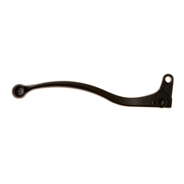 7 Black Left Side Aluminum Scooter Brake Lever featuring a black metal lever with holes and an attached black cable, suitable for 50cc, 125cc, and 150cc gas scooters, ATVs, and dirt bikes.