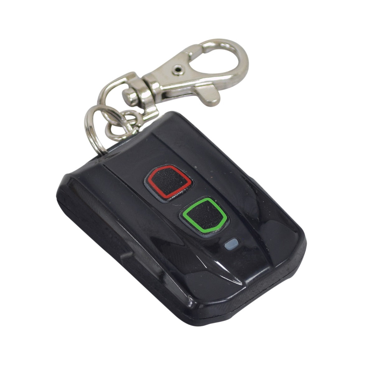 Key Fob for the EV Rider Transport AF (S19AF) shown as a black keychain with buttons, used for activating the scooter's automatic folding mechanism.