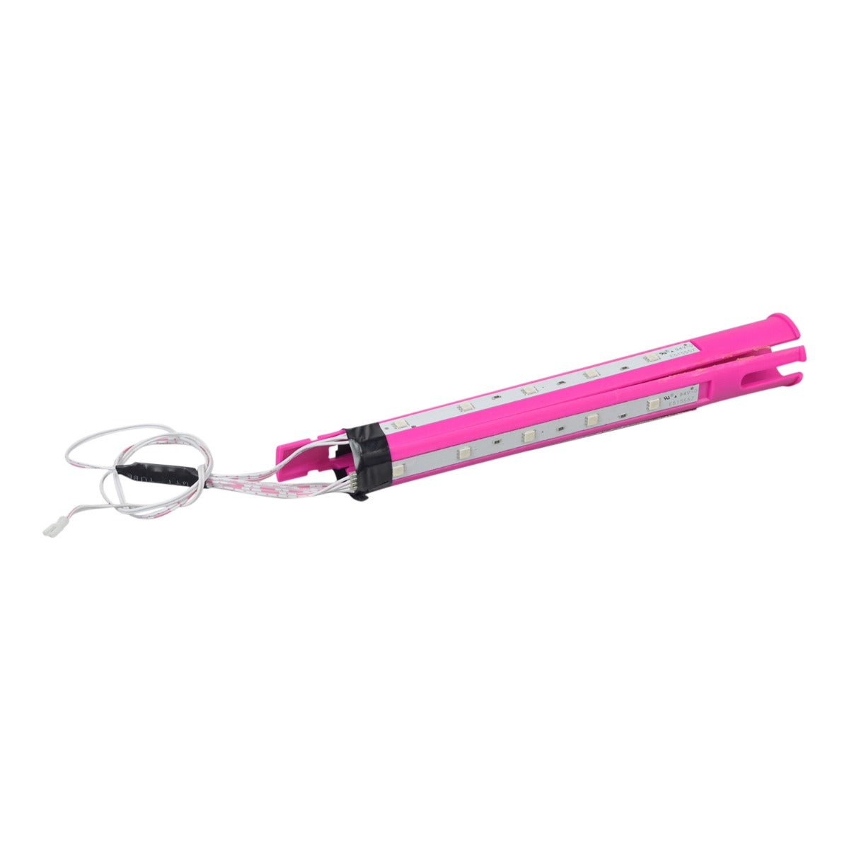 Handlebar Light Kit for the Hover-1 Comet Electric Scooter, featuring a pink tube with white and silver LEDs, designed to fit inside the Lower Handlebar Stem, providing vivid illumination through 15 holes.