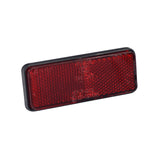 Red Reflector for the Coleman AT125-EX ATV, featuring a red reflective surface within a black frame, suitable for various ATVs, scooters, go-karts, and dune buggies.