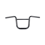 Handlebar for the TaoTao DB100 105cc Mini Bike: sturdy black metal bar, 24-1/2 wide with a 7/8 tube diameter, suitable for mini bikes, dirt bikes, ATVs, and custom pedal bikes.