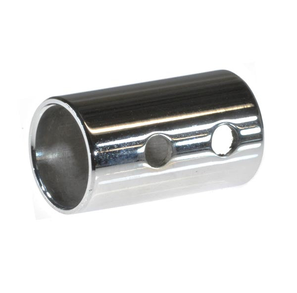 Handle Stem Connector for the Tanaka PaveRunner TPB-350GX, TPB-400GX, & TPB-450EX Gas Powerboards; close-up of a silver, perforated metal cylinder essential for handlebar stability.