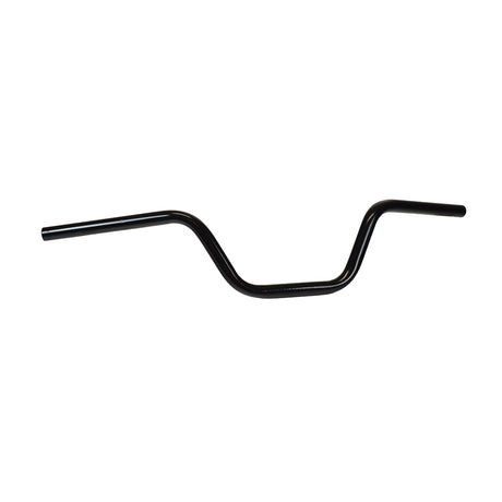 Handlebar for the Baja Mini Bike MB165 and MB200 (Baja Heat, Mini Baja, Baja Warrior), featuring a sleek black metal bar designed for durability and style on your mini bike.