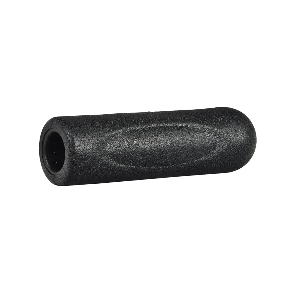 Hand Grip for eWheels EW-M33 & EW-M34 Scooters: A black, hard rubber handle grip with a round handle and textured surface for better grip, designed for replacement on scooters.