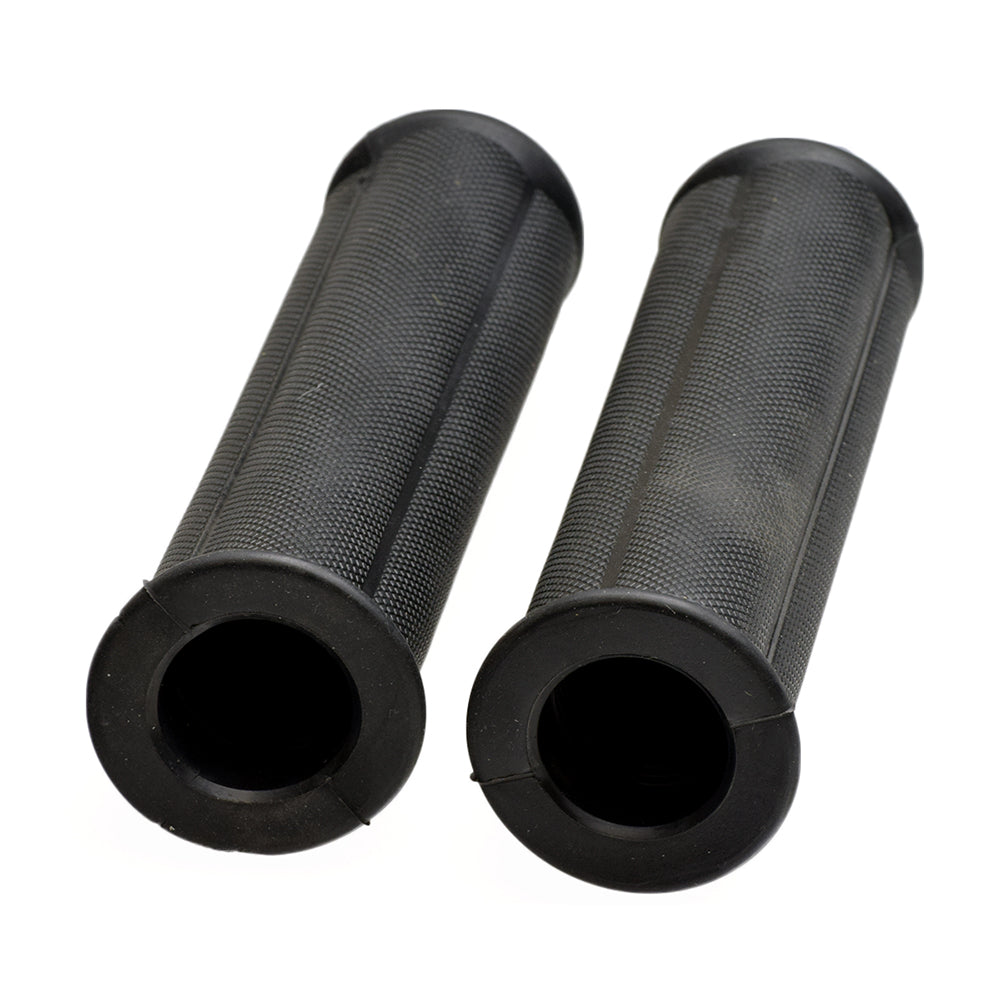 Handlebar Grips for the Invacare Lynx L-3, L-3X, & Lynx L-4 (Set of 2) - a pair of cylindrical black metal grips designed to replace worn-out handles on Lynx mobility scooters.