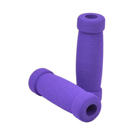 Pair of soft foam handlebar grips for the Radio Flyer Color FX EZ Glider Kick Scooter, offering a comfortable hand-hold and easy installation with lubricants.