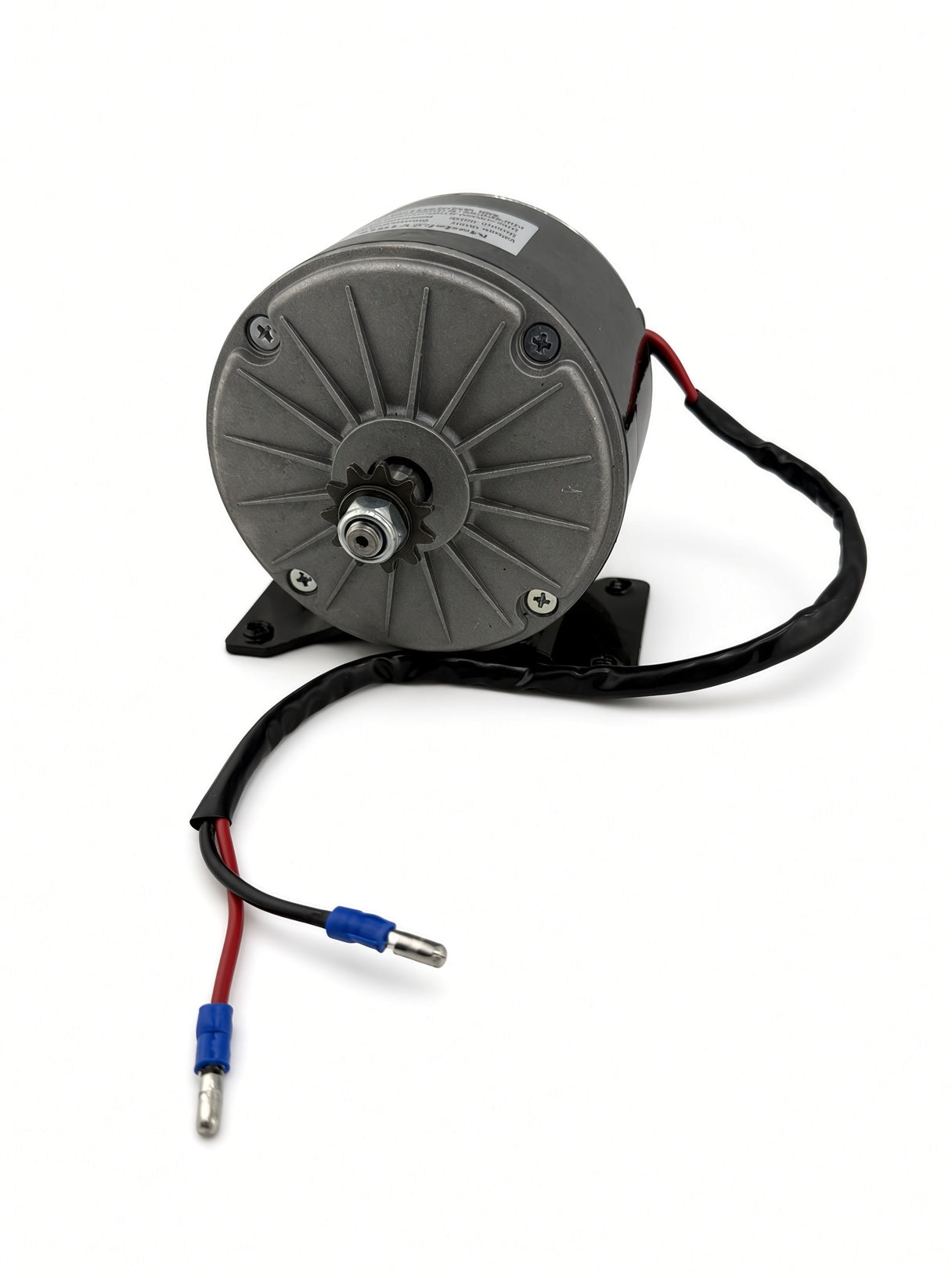 11-tooth motor for Hiboy DK1 electric dirt bike with mounting bracket and red and black power leads