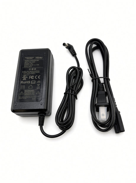 Hiboy 42V 1.5A battery charger for Hiboy DK1 electric dirt bike with detachable AC power cord