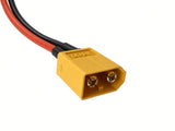 Yellow XT60-style battery power connector on the Hiboy DK1 control module