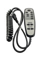 Golden HV3200-HC heat and massage hand control for the MaxiComfort Cloud (PR510) lift chair with coiled cord and 7-pin plug