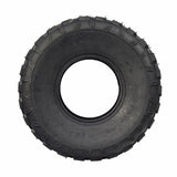 19x7.00-8 Knobby Tire for the Coleman BT200X, CT200U, & CT200U-EX Mini Bikes, featuring aggressive treads and a central hole, suitable for off-road use in soft and wet conditions.