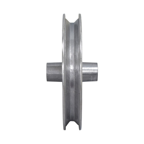 12-1/2 x 2-1/4 Front Rim with Curved Spokes, featuring a metal pulley and bearings, suitable for 24V and 36V recreational electric scooters.