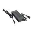 48 Volt 3-Pin Battery Charger for the TaoTao EK80 Electric Go-Kart, featuring a black power supply with attached cords and an IEC 320 C13 connector, suitable for AGM or gel batteries.