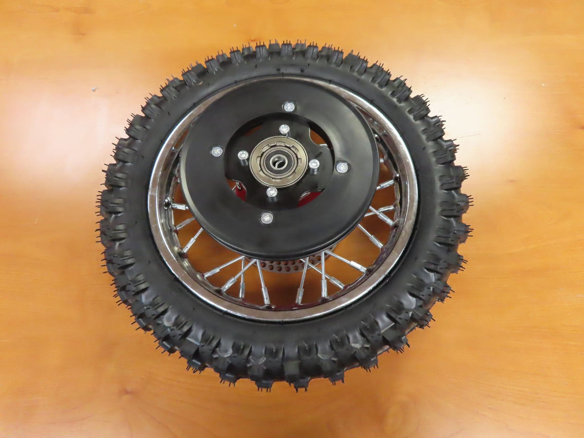 Monster Wheel Razor Red Rear Wheel Assembly for the Razor SX500 McGrath Dirt Rocket (Missi ...