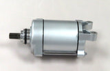 9 Tooth Starter Motor for 125cc/150cc, 250cc & 400cc ATVs, Dirt Bikes, & Go Karts. Silver cylindrical electric motor on white background, compatible with Baja Wilderness Trail 400 (WD400-U), missing mounting hardware.