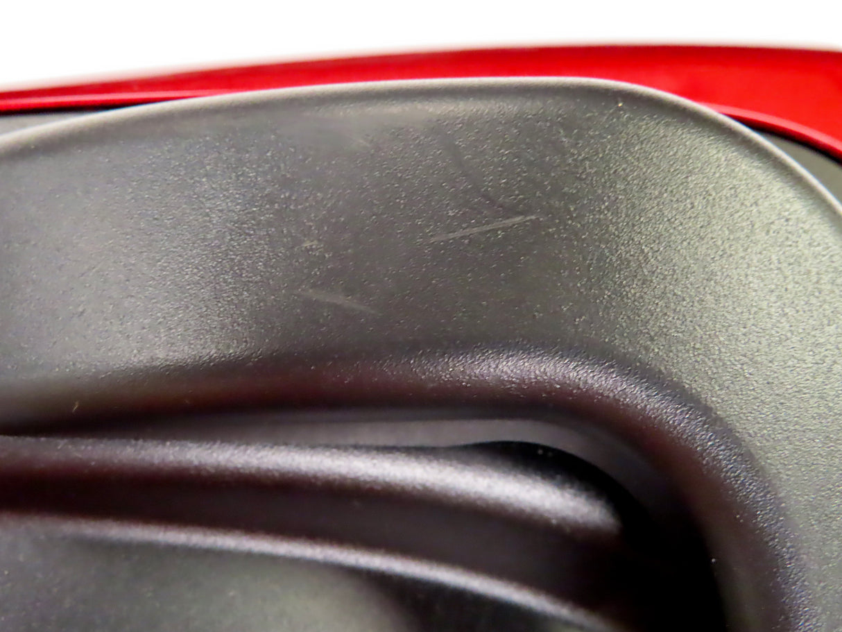 Battery Box for the Golden Buzzaround Lite (GB106) (Blemished) showing close-up view of the black plastic handle with minor scratches, including the red inserts and necessary hardware.