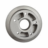 Inner Drive Wheel Rim for the Jet 3 and Jet 7 Power Chairs, a silver circular object with holes, designed to attach to the outer rim with five machine screws for solid or foam-filled tires.