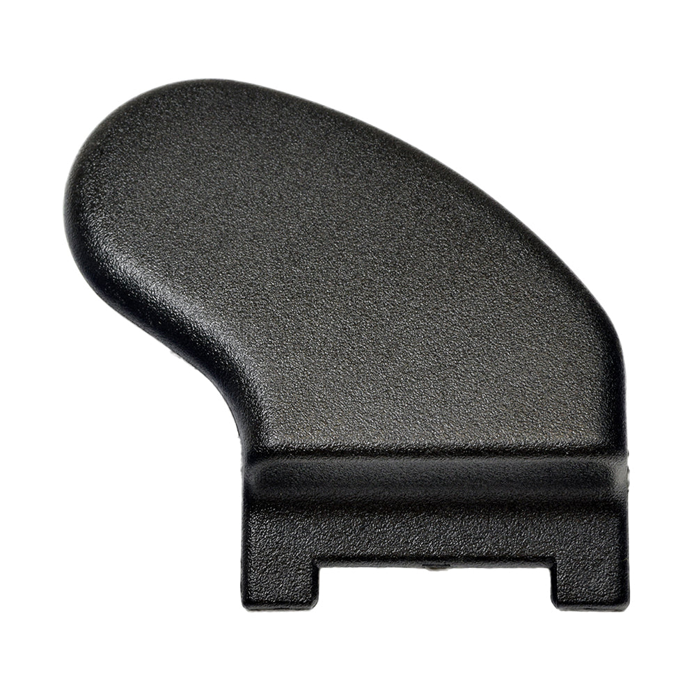 Caster Wheel Headtube Cap for the Invacare Pronto M50, M51, M61, and M91, black plastic with a central hole, designed to protect caster wheel bearings from dust and debris.