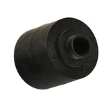 Polyurethane Isolator Bushing for the Pride Legend (SC3000/SC3400) mobility scooter, featuring a black cylindrical shape with a central hole, essential for the rear frame assembly.