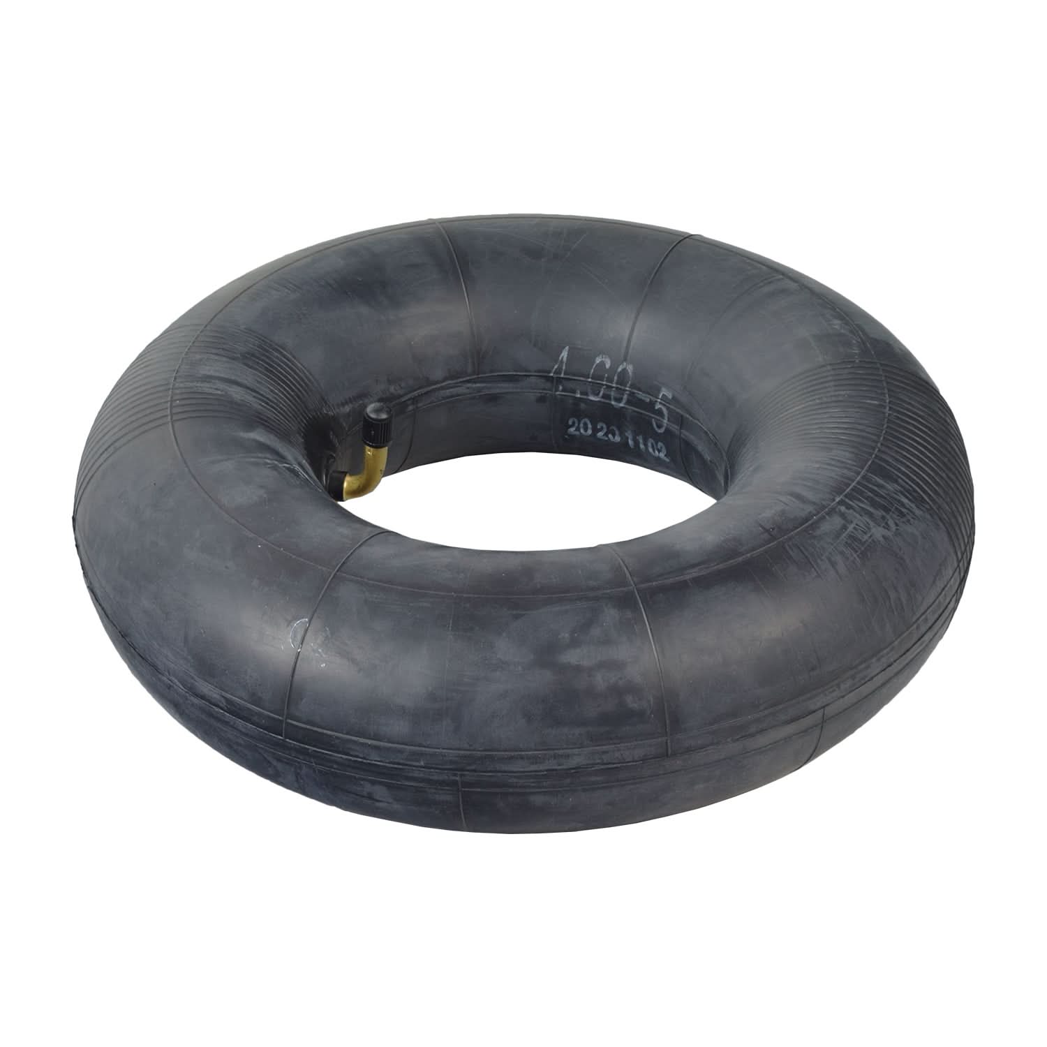 4.00-5 (13x4, 330x100) Inner Tube for Vintage Mobility Gatsby & Gatsby X Scooters featuring a 90-degree angled Schrader valve stem designed for both front and rear wheels.