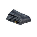 12-1/2 x 3.0 (12-1/2 x 2.25/2.75) Scooter Inner Tube - Heavy Duty Thorn Resistant with Angled Valve Stem, featuring a robust black rubber tube and a yellow inner tube section.