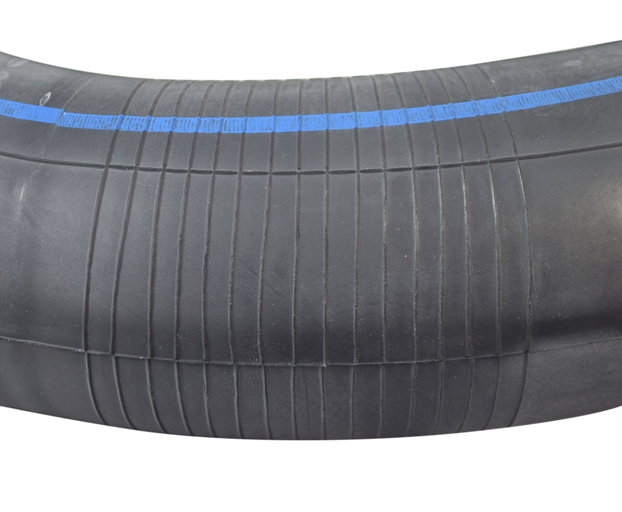 3.00-8 Black Front Tire for the Heartway Royale 4D (PF7D) Scooter, featuring a black rubber tube with a distinctive blue stripe, designed for all-weather riding with a V1134 tread pattern.