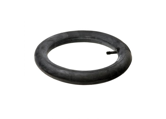 14x2.125 Inner Tube for the Gyroor C3 Electric Bike, featuring a black rubber tire with a visible screw, designed for either straight or angled Schrader valve compatibility.