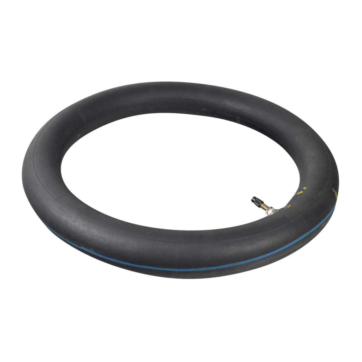 2.50-14 Inner Tube for the 70cc Baja Dirt Runner (DR70), Coolster, & Honda CRF70 Dirt Bike, featuring a robust black rubber ring, ideal for dirt bike maintenance.