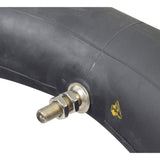 16 Inner Tube for the Razor Rambler 16 Electric Mini Bike, featuring a black rubber tube with a metal bolt and nut, available in straight or angled valve stems for front or rear tires.