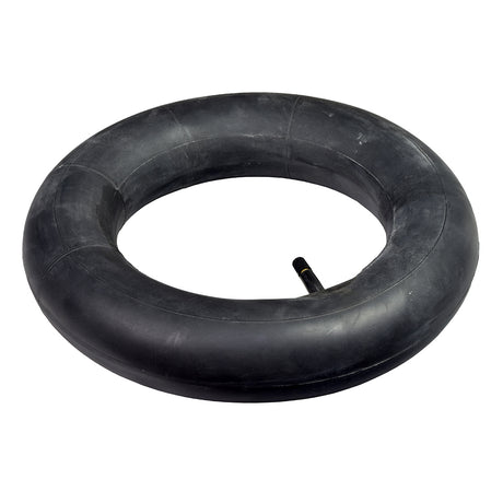 3.50-8 Scooter & Power Chair Inner Tube with a Straight Valve Stem, featuring a black rubber tube design and inner tube, suitable for specific mobility applications.