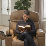 MSCC-LGT1 reading light plug connected to the power port grommet on a Golden power lift recliner