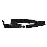 Battery Strap for Jazzy & Jet Power Chairs: Close-up of a black nylon strap with a buckle, designed to secure batteries in place for various models of Pride Mobility power chairs.