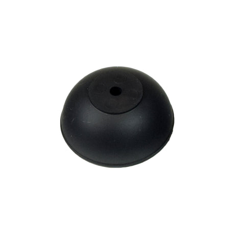 Joystick Skirt for Dynamic Joystick Remotes (Shark, SPJ+, A-Series) - A black, round rubber object with a central hole, designed to fit under joystick knobs on various power chair models.