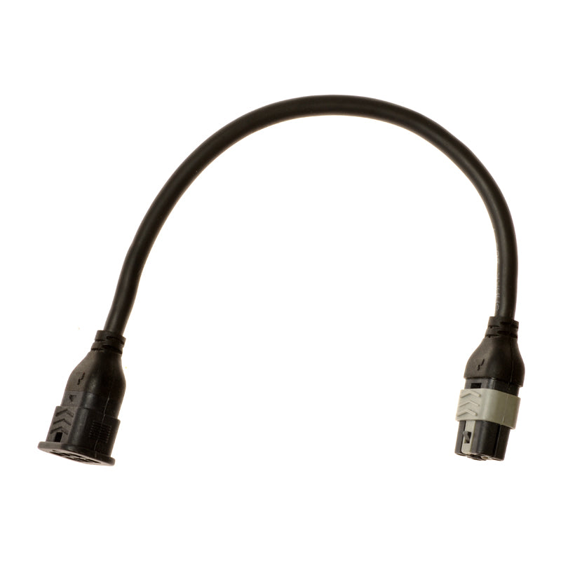 300mm Dynamic Shark Joystick Extension Cable for the Merits Cypress (P313) Power Chair, featuring a black male-to-female connector at each end, ideal for replacing damaged joystick cables.