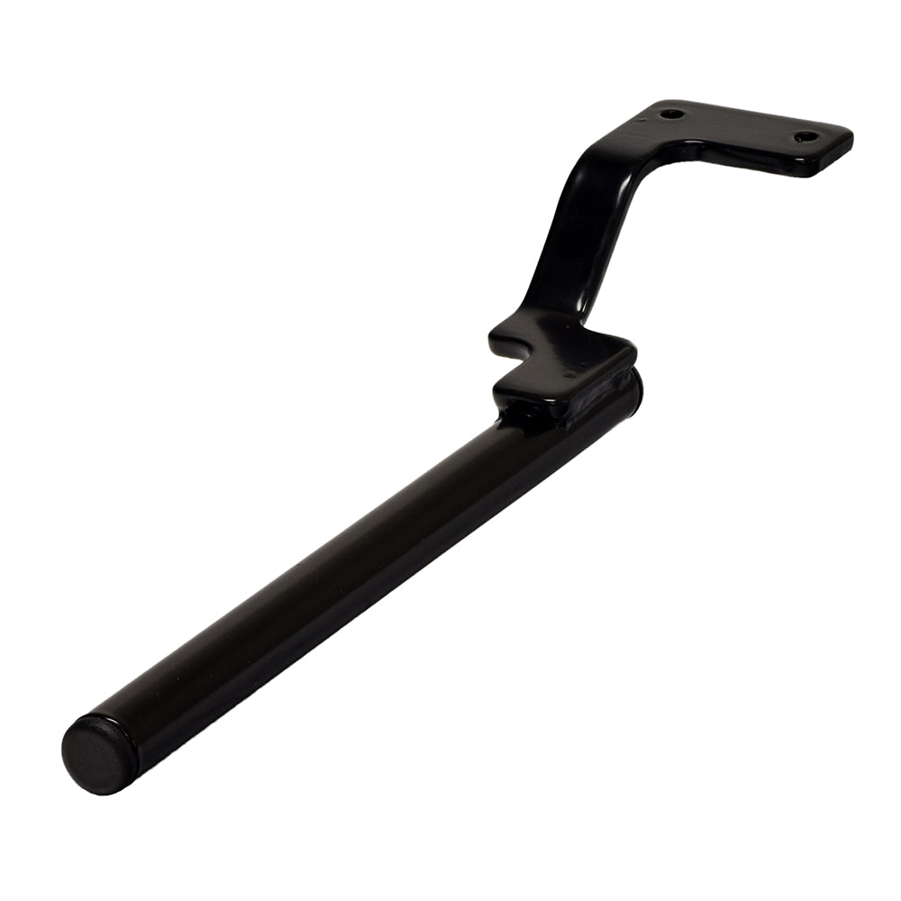 Joystick Mounting Bracket Assembly for Jazzy Power Chairs with VSI Controller, featuring a black metal arm and handle, designed for models like Jazzy 1113 ATS and Jazzy 1170 XL.