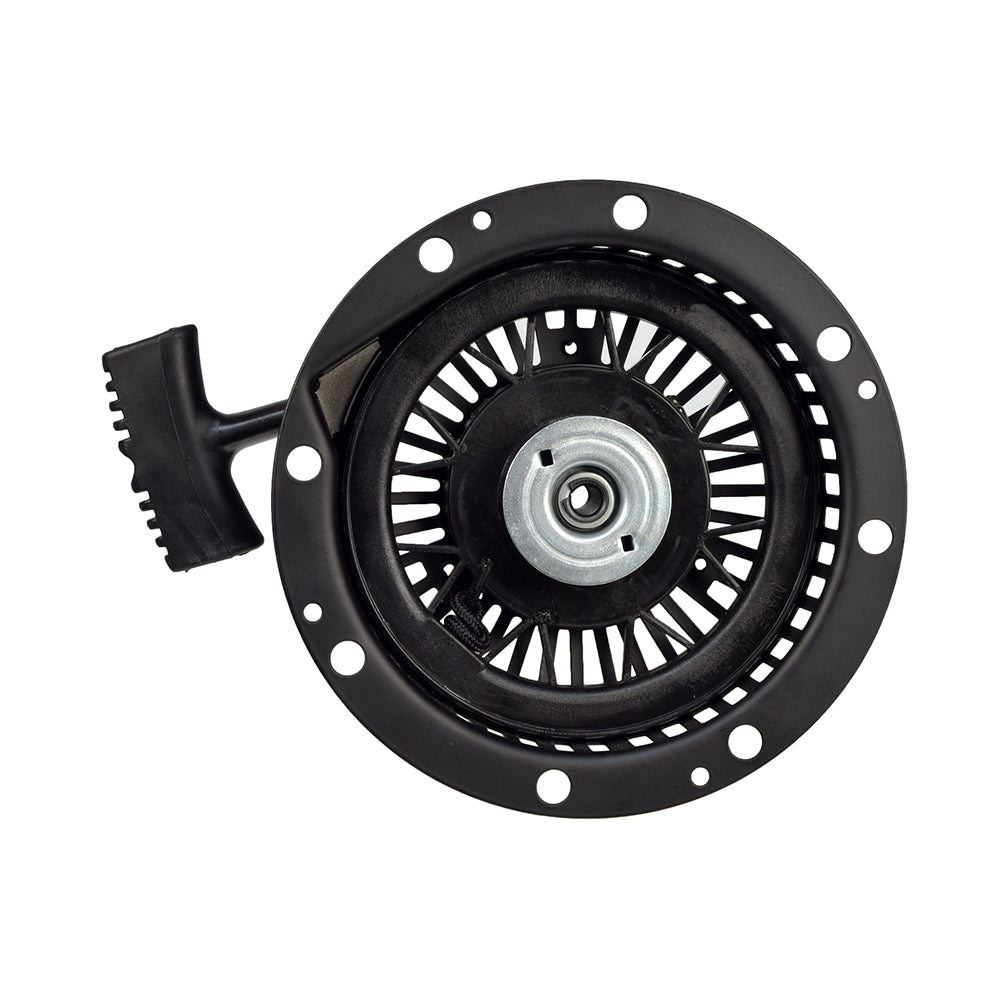 Pull Start 590704 / 590736 / 590746 / 590748 / 590788 for Tecumseh Engines, showing a black circular object with a handle and holes, essential for small engine applications like go-karts and log splitters.