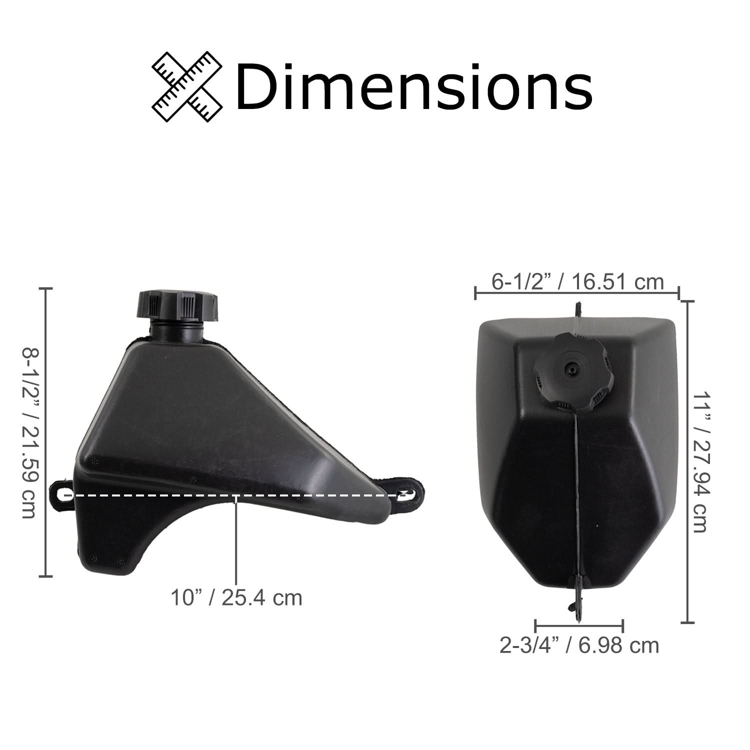Black Gas Fuel Petrol Tank For 50CC 90CC 110CC 125CC Farm Quad Dirt Bike Atv 4 Wheeler Black Gas Fuel Petrol Tank For 50CC 90CC 110CC 125CC Farm Quad Dirt Bike Atv 4 Wheeler