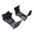 Foot Platforms for 90cc Baja Canyon 90-U & Wilderness 90R ATVs, featuring a pair of black plastic parts with multiple holes for mounting, designed to replace old footrest platforms on various ATV models.