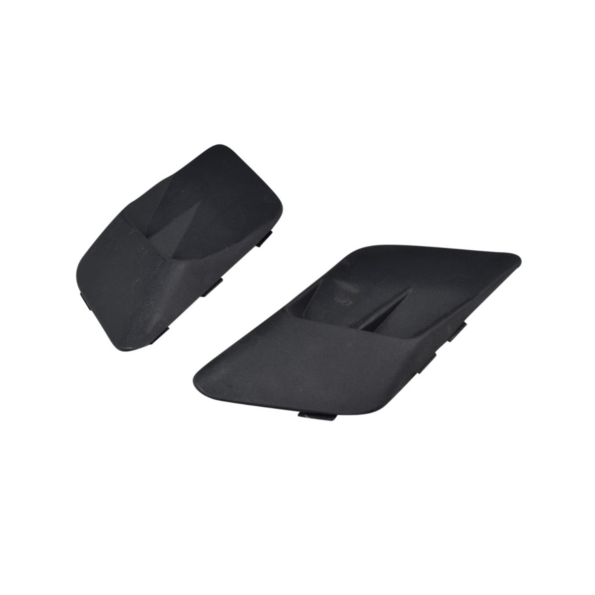 Front Fender Inserts for 50cc and 110cc ATVs, showing a pair of black plastic panels designed to fit forward of the seat on the left and right sides of the ATV's front fender fairing.