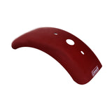 Front Fender for the Coleman CT100U Mini Bike, a metal piece with multiple holes, designed to replace damaged fenders, providing protection and durability for your mini bike.