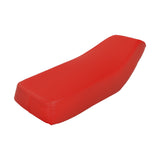 Seat for Monster Moto / Mega Moto & Oryxearth Mini Bikes, shown as a replacement red cushion. Ideal for Classic 80cc and 105cc models, this seat features durable, easy-to-clean vinyl upholstery.