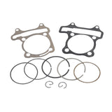 172cc Big Bore Kit for 150cc GY6 Scooter Engines, featuring a collection of metal gaskets, piston, and cylinder components. Ideal for boosting low-end acceleration and top speed.