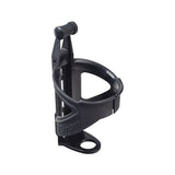 Resin Bottle Gripper from Sunlite Cycling, a sturdy black plastic holder designed for bike frames, ensuring secure bottle placement with impact-resistant resin for all-weather durability.