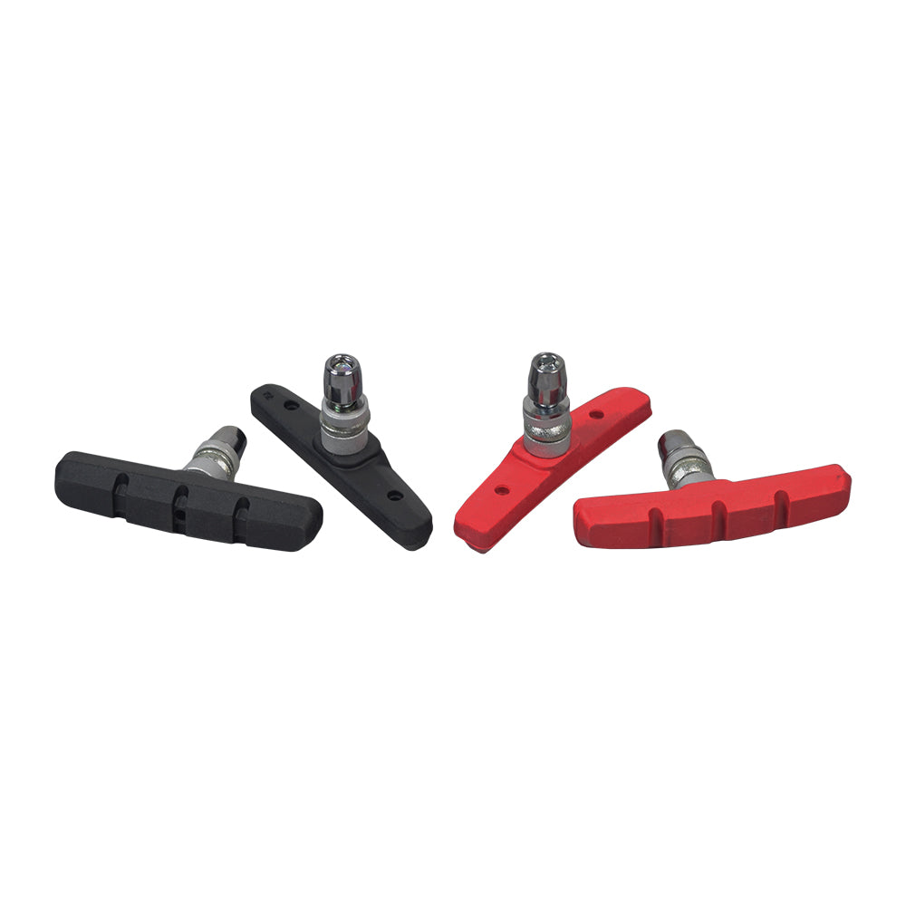 Brake Pads with Threaded Post, featuring a set of bicycle brake pads suitable for various scooters and bikes, showcasing practical design elements for enhanced performance and compatibility.