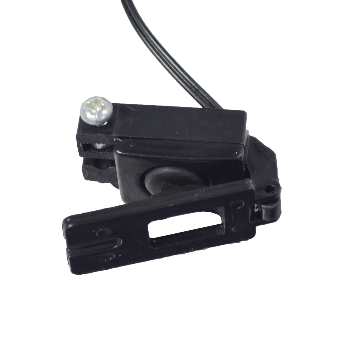 Battery Operated Brake Light & Turn Signal Taillight Assembly with Horn for Bikes & Scooters, featuring a black device with a control wire and visible LEDs for safety signals.