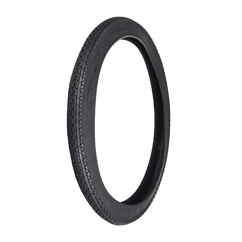 24x2 Bicycle Cruiser Tire for the Schwinn Meridian 24 Trike with a diamond-pattern tread, designed for improved steering and braking traction on wet surfaces. Optionally available with matching inner tubes.