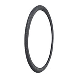 26x1-3/4 Black Street S7 Bicycle Tire from Sunlite, shown in a circular shape, ideal for 26 bike rims, on a plain white background.