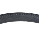 26x1-3/8 Street Classic Bicycle Tire (Kenda) with detailed black tread, numbers, and letters visible on the side, showcasing the durable synthetic rubber construction and classic design.