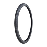 Close-up of a 26x1.5 Black Flat Shield MTN Bicycle Tire from Sunlite, showing the detailed tread pattern suitable for mountain biking.