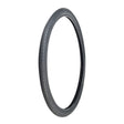 26x1.75 Black Street K123 Bicycle Tire by Sunlite, featuring a flat tread, displayed against a plain backdrop. Ideal for replacing old bike tires, ensuring reliable street performance.